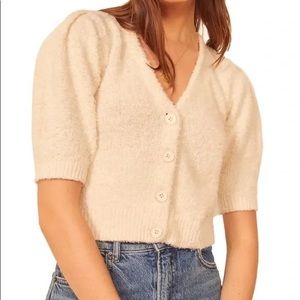 Reformation Hope Organic Cotton Crop Cardigan